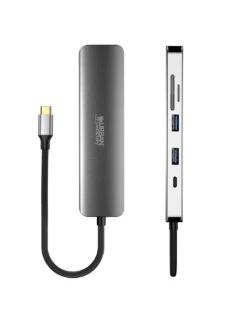 Urban Factory HUBEE 6 IN 1: MINI STATION USB-C 100W -Urban Factory Magasin hubee 6 in 1 mini station usb c 100w 3