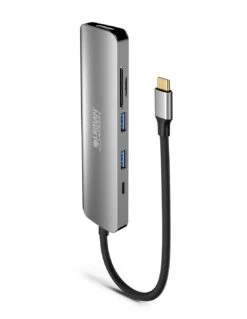 Urban Factory HUBEE 6 IN 1: MINI STATION USB-C 100W -Urban Factory Magasin hubee 6 in 1 mini station usb c 100w 4