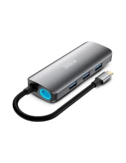 Urban Factory HUBEE 7 IN 1: MINI STATION USB-C 100W -Urban Factory Magasin hubee 7 in 1 mini station usb c 100w 3