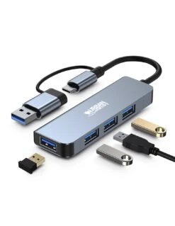 Urban Factory MINEE: HUB USB-A/C 4 PORTS USB 3.0 -Urban Factory Magasin minee hub usb ac 4 ports usb 30 3