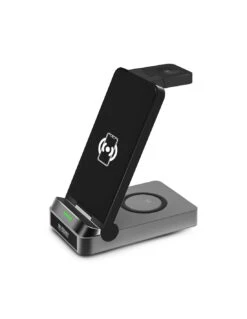Urban Factory POWEE PRO: CHARGEUR 3 EN 1 AVEC FONCTION STAND 22,5W SMATPHONE / SMARTWATCH / ECOUTEURS