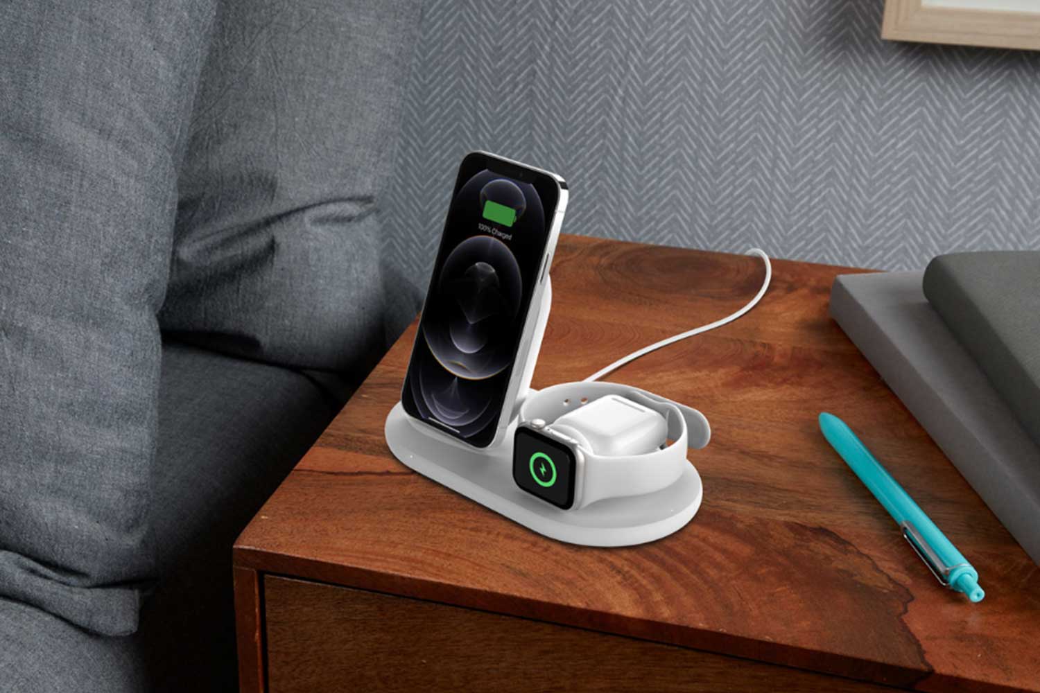 Urban Factory Magasin -Urban Factory Magasin Belkin 3 in 1 Wireless Qi Charging Station 2